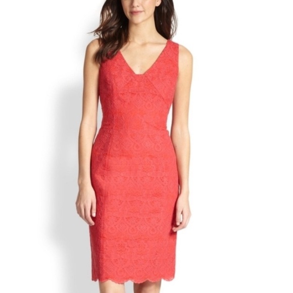 Tory Burch Cameron Lace Sheath Dress Size 8, Style #: 12141459 - Picture 2 of 14